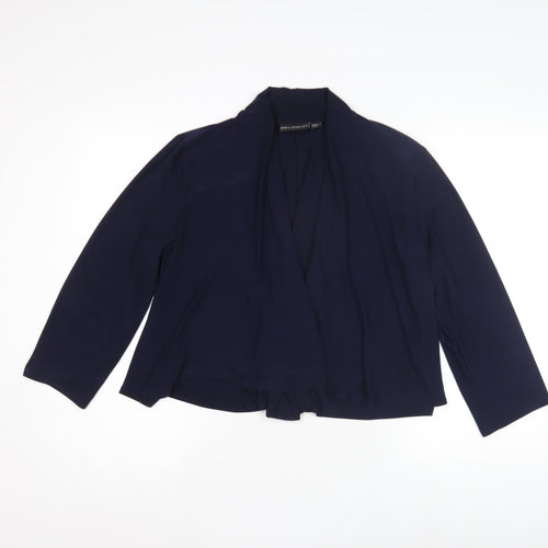 Nina Leonard Women's Blue Casual Jacket, Size L