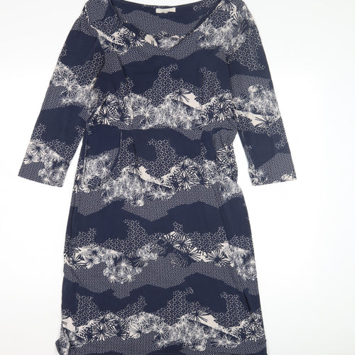 White Stuff Women's Blue Floral Dress Size 12