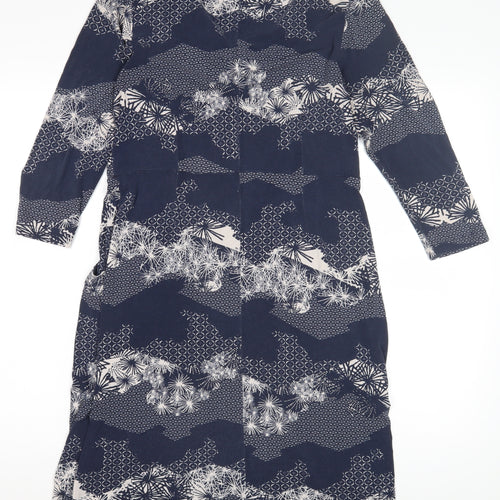 White Stuff Women's Blue Floral Dress Size 12