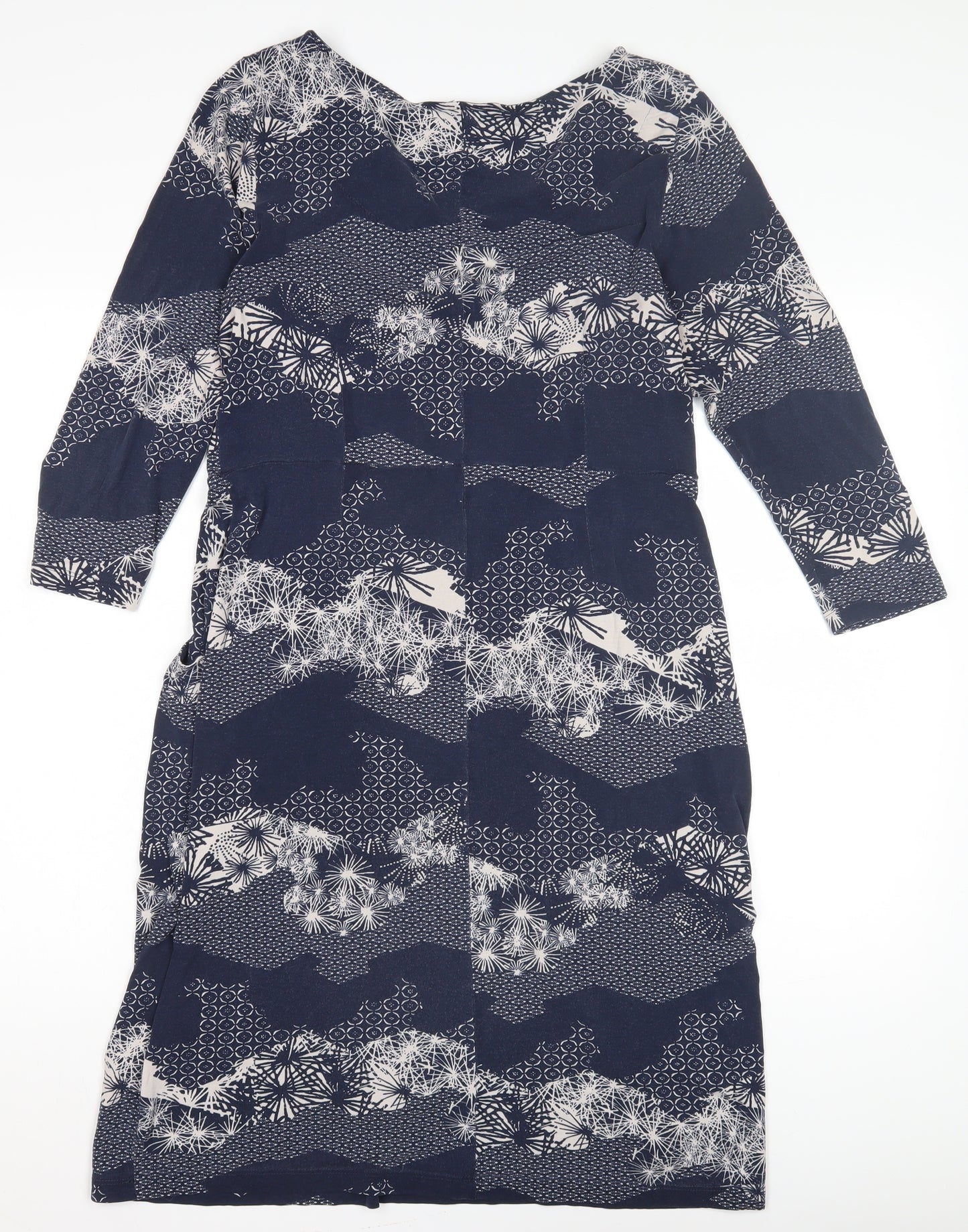 White Stuff Women's Blue Floral Dress Size 12