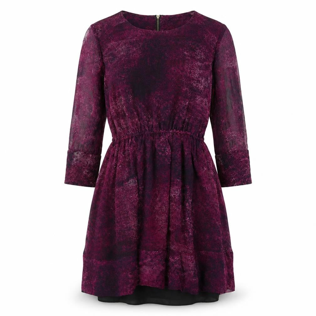 Whistles Women's Purple A-Line Dress Size 10