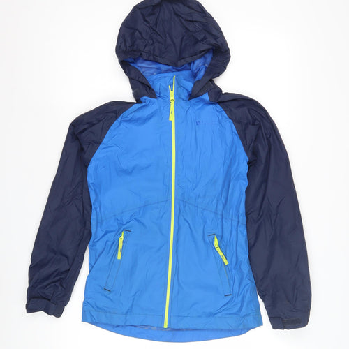 Mountain Warehouse Boys Blue Windbreaker Jacket Size 14