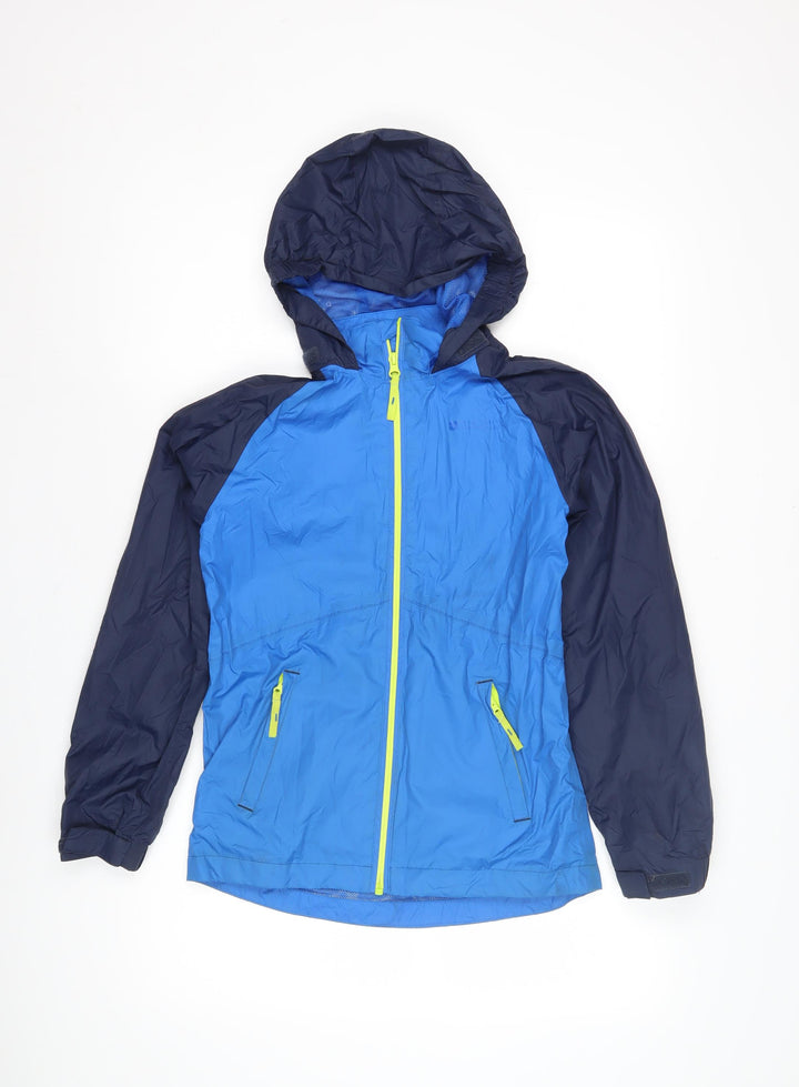 Mountain Warehouse Boys Blue Windbreaker Jacket Size 14