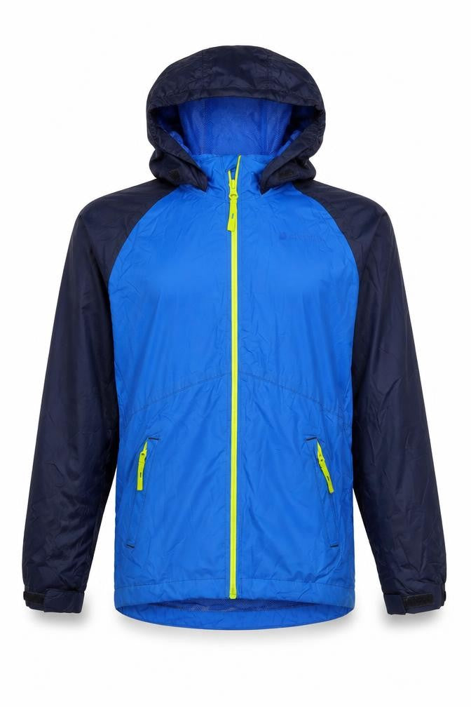 Mountain Warehouse Boys Blue Windbreaker Jacket Size 14