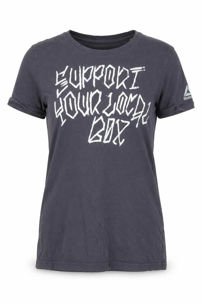 Reebok Unisex Black T-Shirt - L - Casual Crew Neck