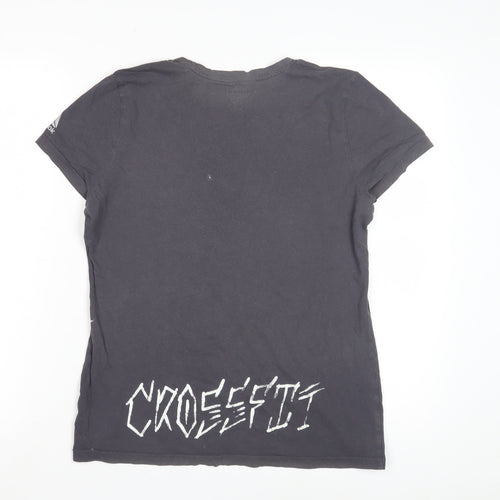 Reebok Unisex Black T-Shirt - L - Casual Crew Neck