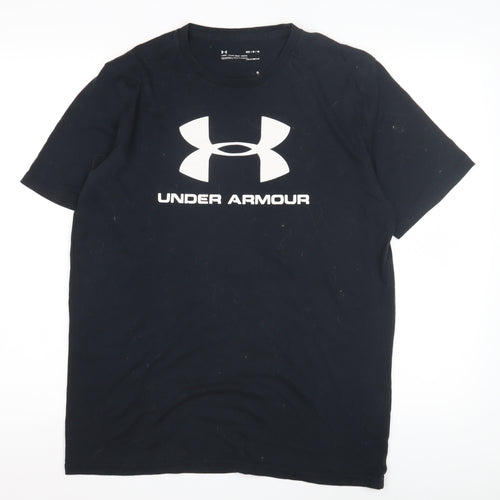 Under Armour Men's Black Relaxed T-Shirt M Lightweight
