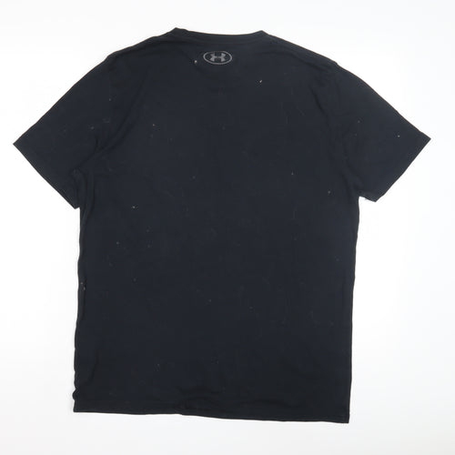 Under Armour Men's Black Relaxed T-Shirt M Lightweight
