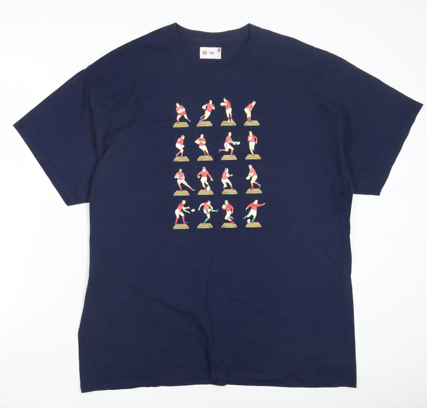 Blue XL T-Shirt - Comfortable Cotton Crew Neck