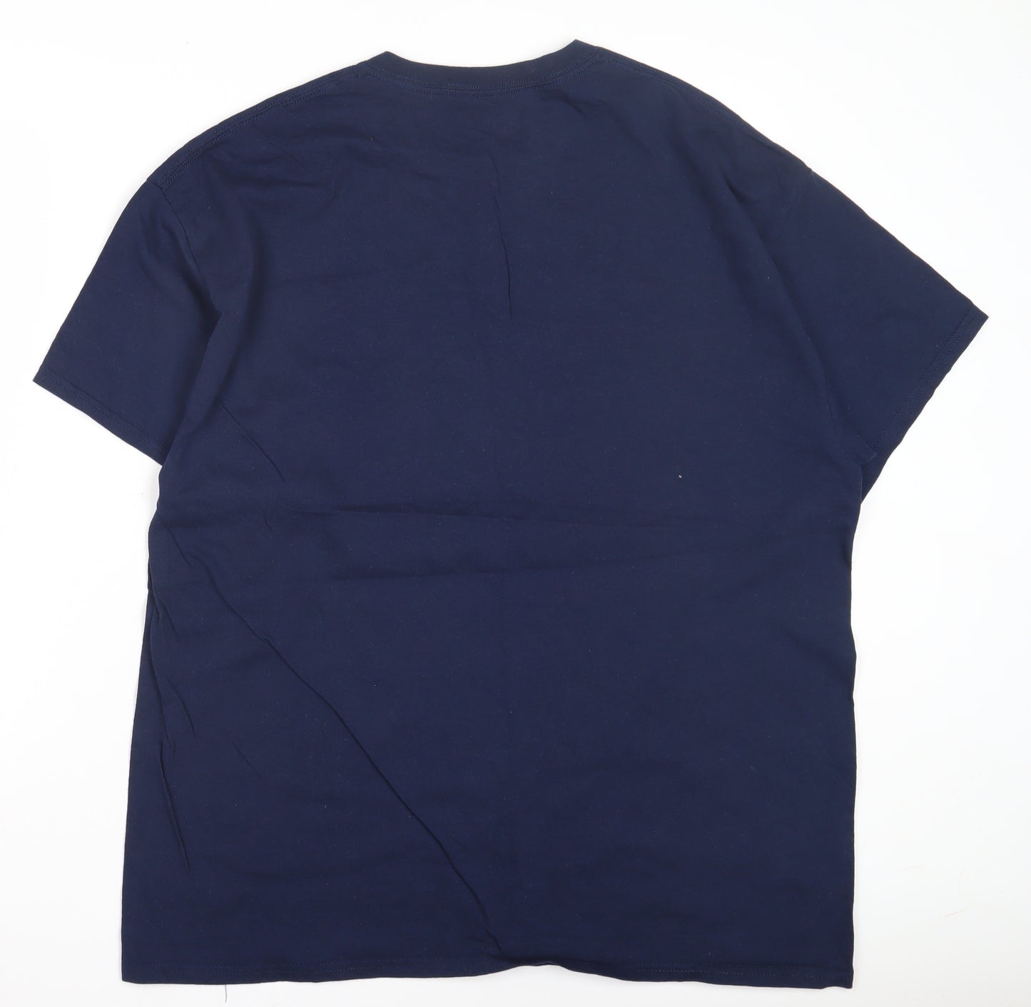 Blue XL T-Shirt - Comfortable Cotton Crew Neck