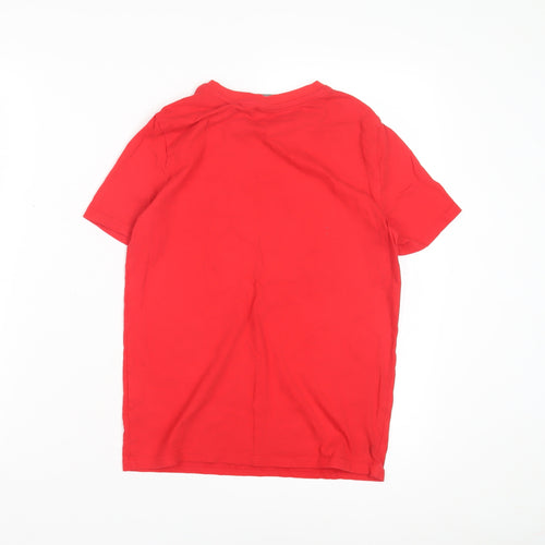 Puma Boys Red Graphic T-Shirt, Size 14 Plus, Casual & Stylish