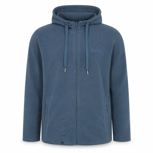 Mountain Warehouse Men's Blue Full Zip Fleece Hoodie L