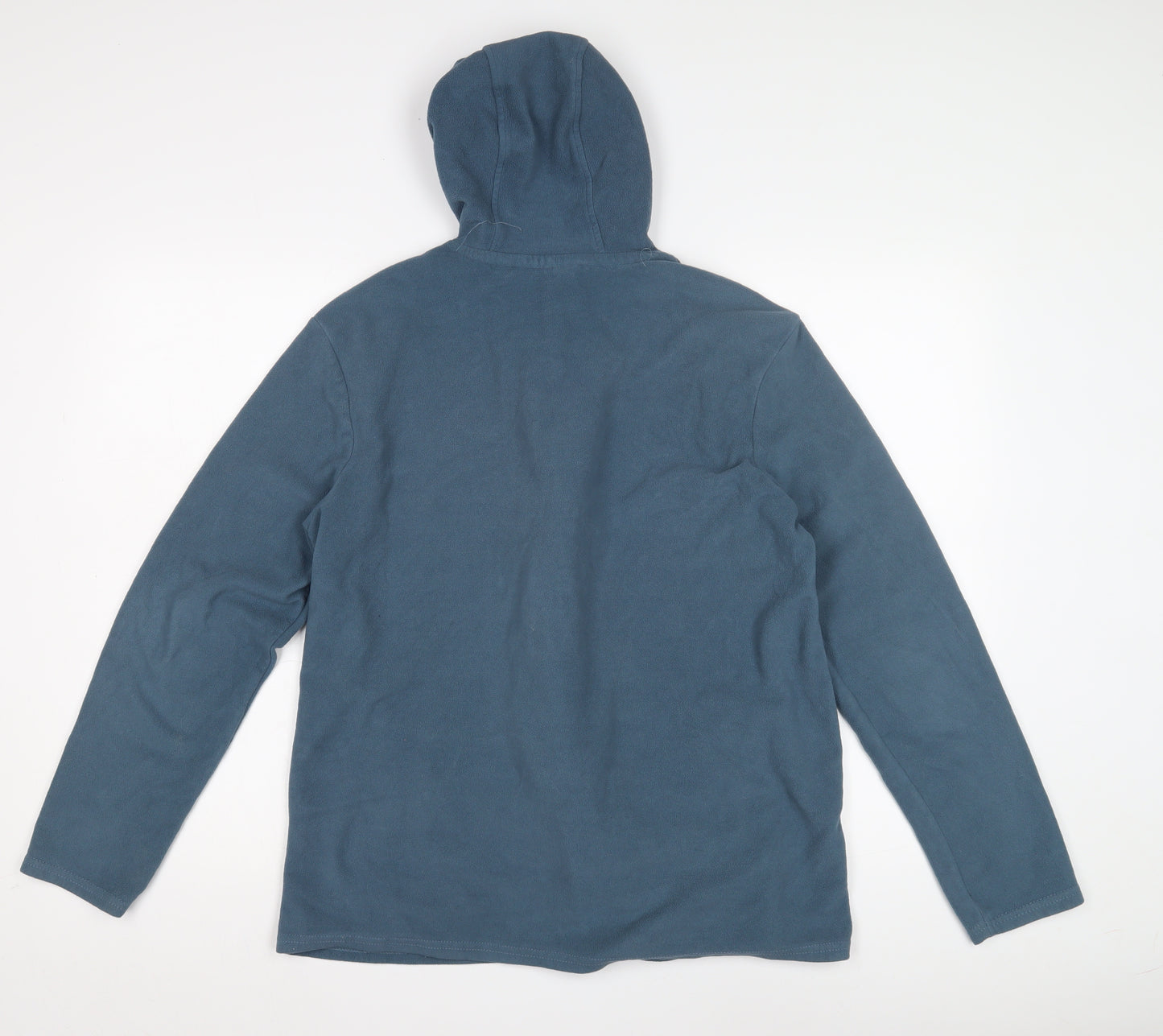 Mountain Warehouse Men's Blue Full Zip Fleece Hoodie L