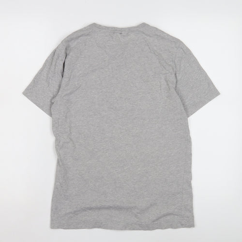 Adidas Boys Grey Graphic T-Shirt - 13-14 Years