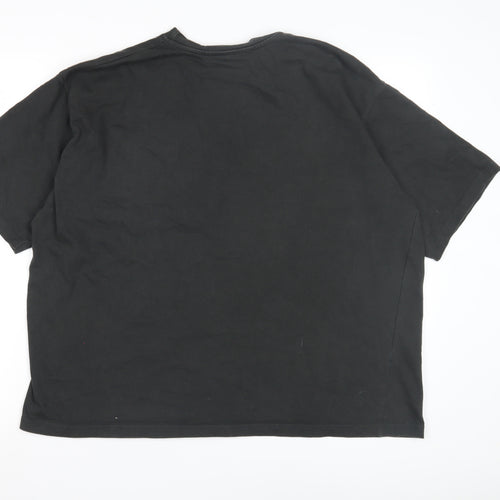 Basics Men's Black Short Sleeve Polo Shirt - Large