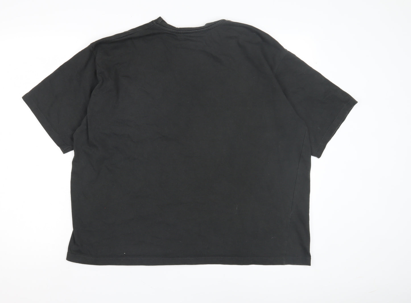 Basics Men's Black Short Sleeve Polo Shirt - Large