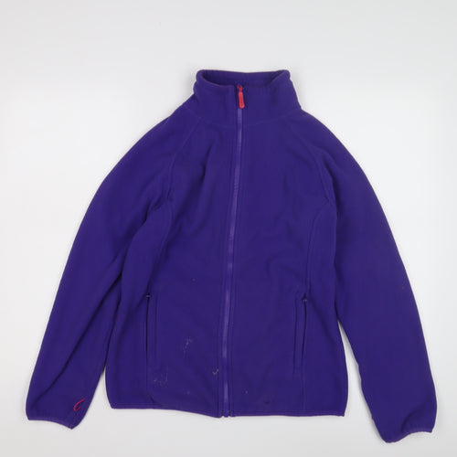 Peter Storm Women's Purple Fleece Jacket Size 12 Outdoor