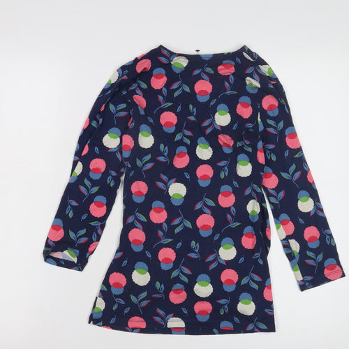 Boden Women's Multicoloured Floral Wrap Blouse Size 8