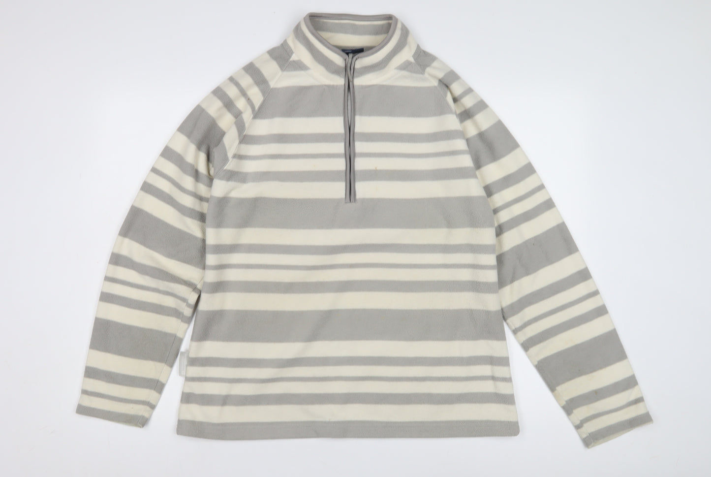 Mountain Warehouse Women's Grey Striped Sweatshirt Size 10