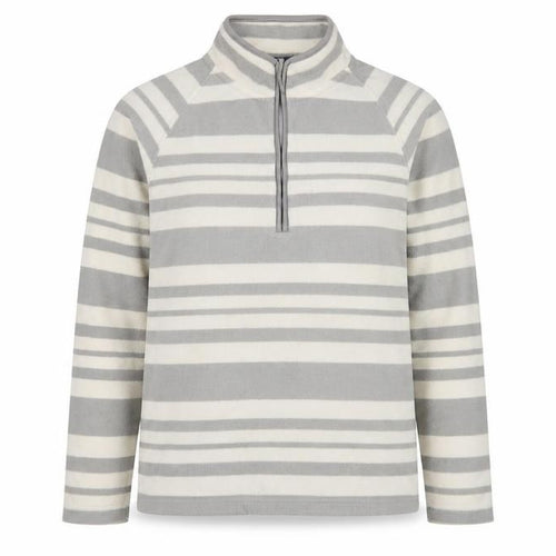 Mountain Warehouse Women's Grey Striped Sweatshirt Size 10