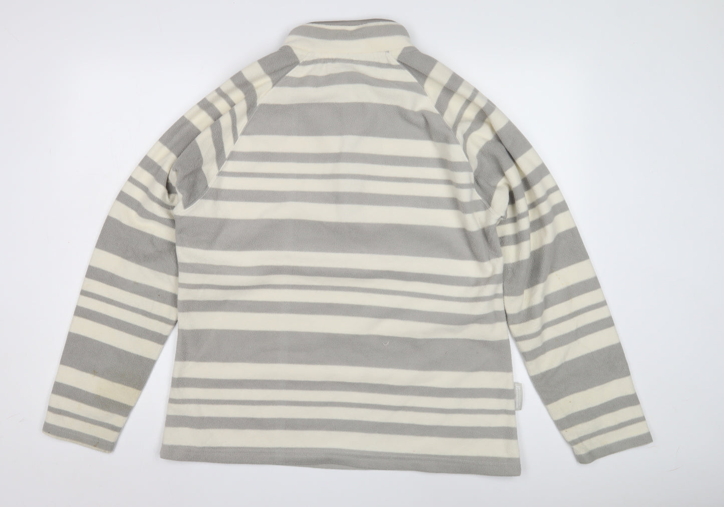 Mountain Warehouse Women's Grey Striped Sweatshirt Size 10