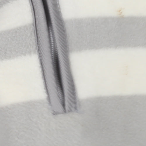 Mountain Warehouse Women's Grey Striped Sweatshirt Size 10