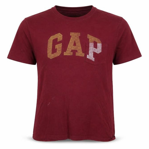 GAP Men’s Red XL T-Shirt with Logo, Short Sleeve