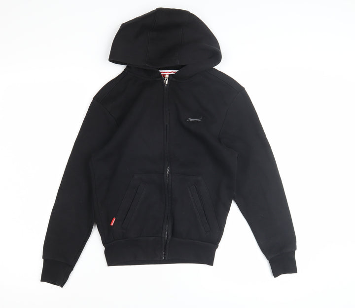Slazenger Boys Black Full Zip Hoodie 7-8 Years