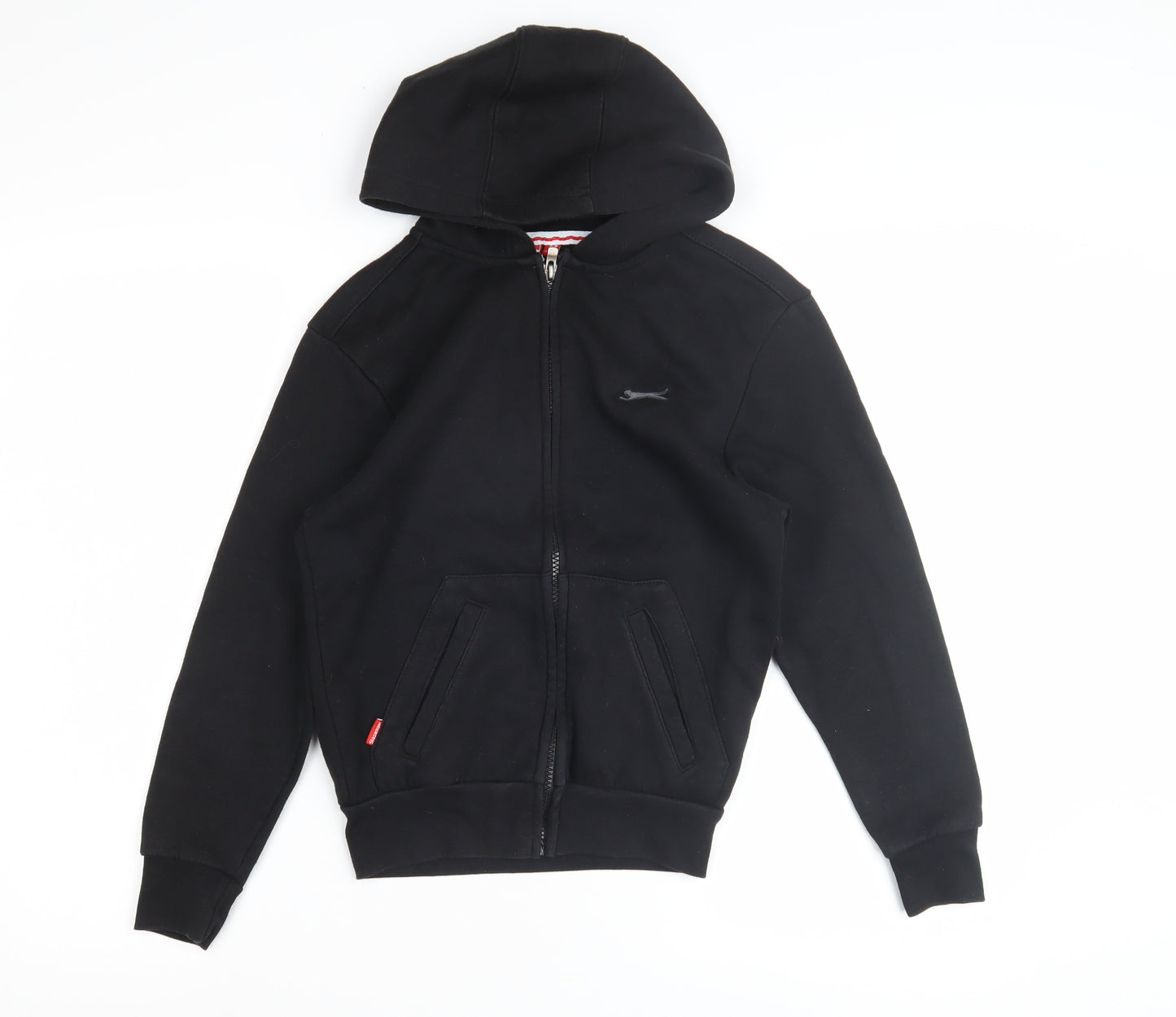 Slazenger Boys Black Full Zip Hoodie 7-8 Years