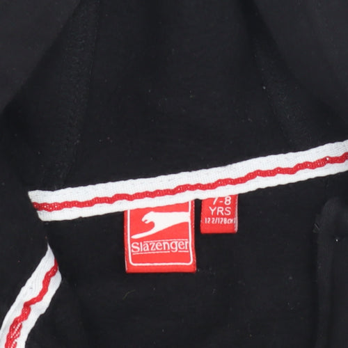 Slazenger Boys Black Full Zip Hoodie 7-8 Years