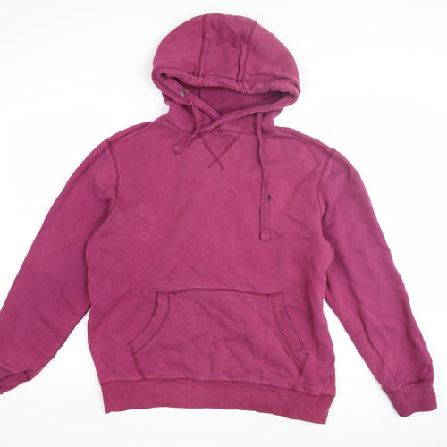 Crew Clothing Men's Red Medium Pullover Hoodie