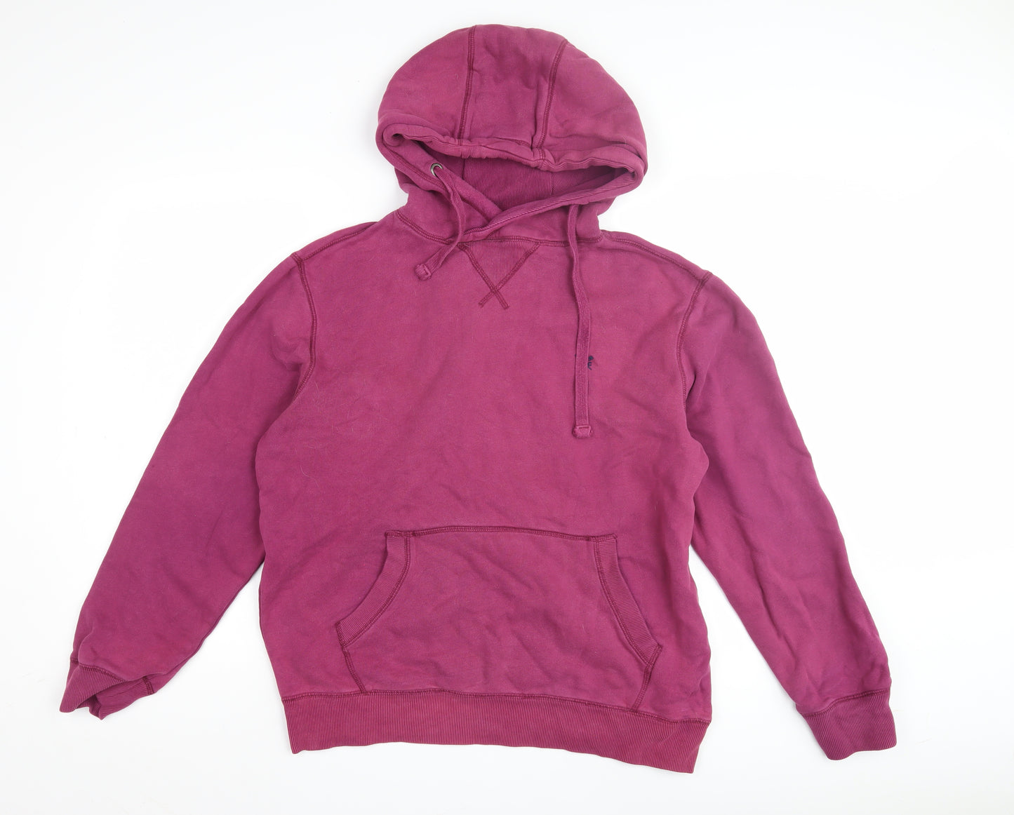 Crew Clothing Men's Red Medium Pullover Hoodie