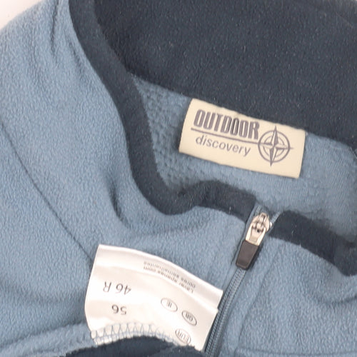 Outdoor Discovery Men's Blue Fleece Sweatshirt, S, Good