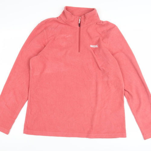 Regatta Women's Pink Fleece Hoodie Size 18