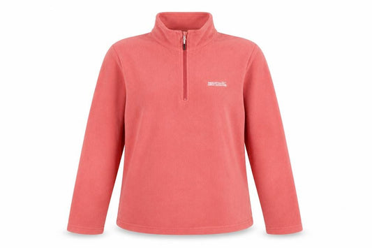 Front view of Regatta Women's Pink Fleece Hoodie, size 18