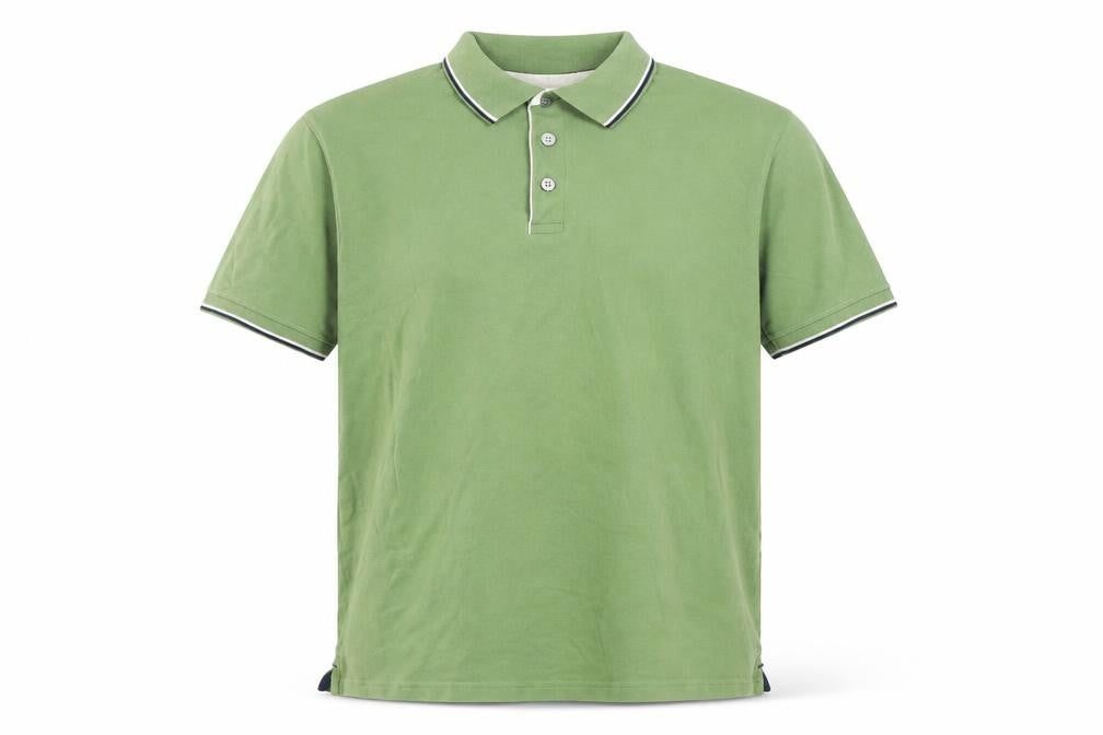 Front view of Marks & Spencer Men's Green Polo Medium