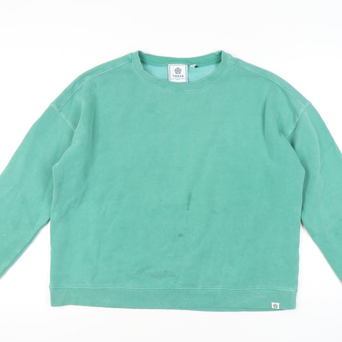 TOG24 Women's Green Pullover Sweatshirt Size 14