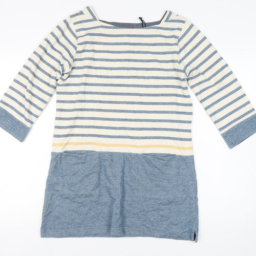Seasalt Women's Multicoloured Size 10 Striped Shift Dress