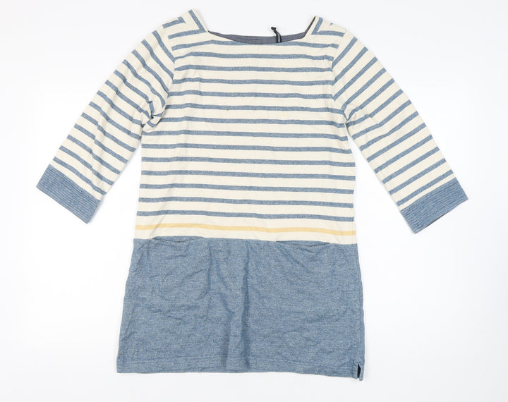 Seasalt Women's Multicoloured Size 10 Striped Shift Dress