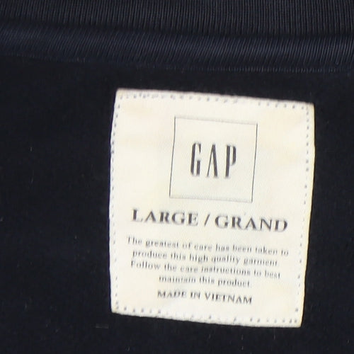 GAP Men's Black Full Zip Sweatshirt L