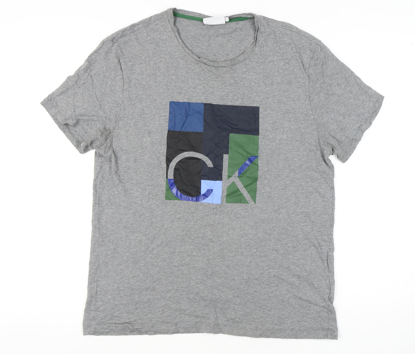 Calvin Klein Men's Grey XL Graphic T-Shirt