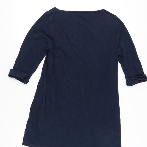 Marks and Spencer Women's Blue Shift Dress, Size 14