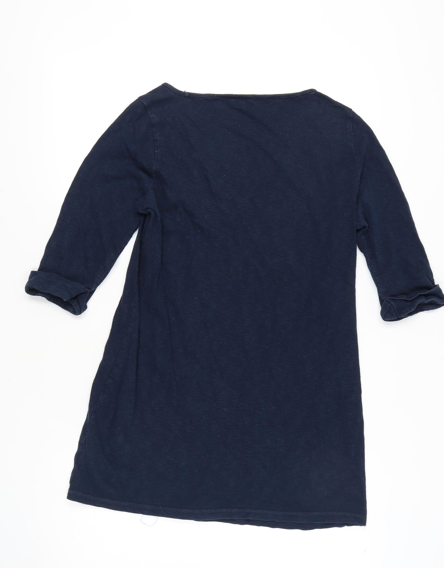 Marks and Spencer Women's Blue Shift Dress, Size 14