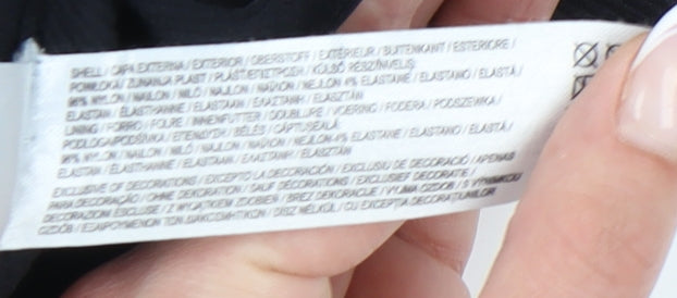 NBA Women's Black Stretch Playsuit, Size S, Sports Style