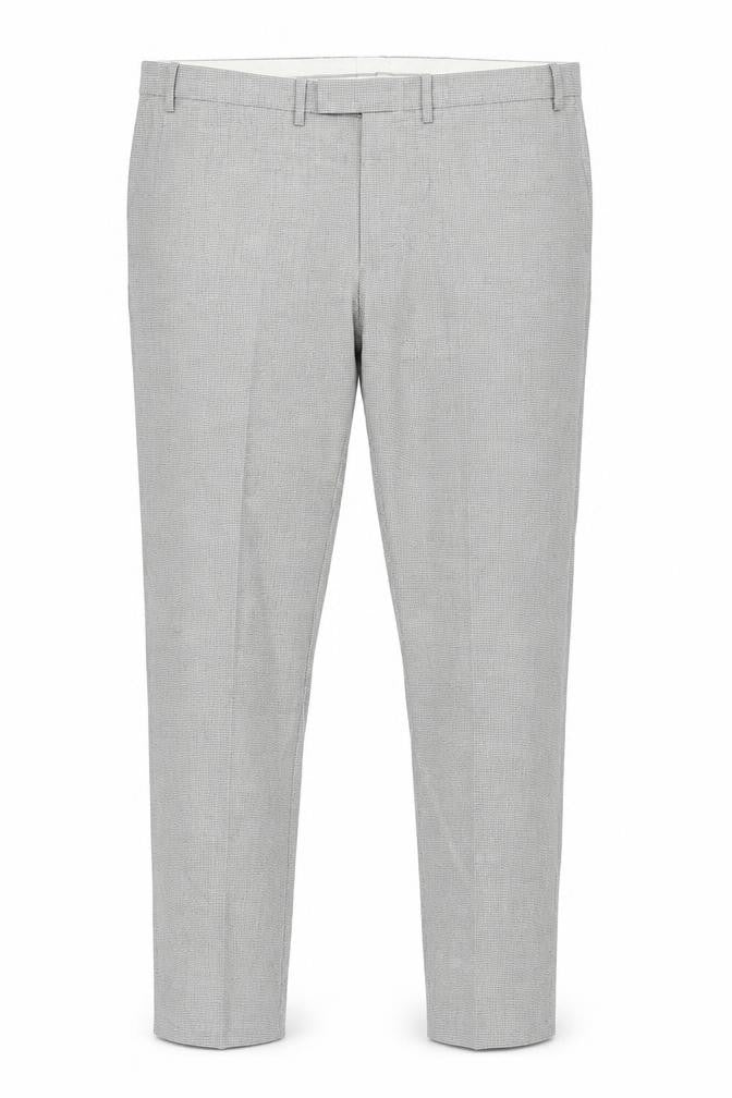 Front view of Marks & Spencer Men's Grey Wool Formal Trousers