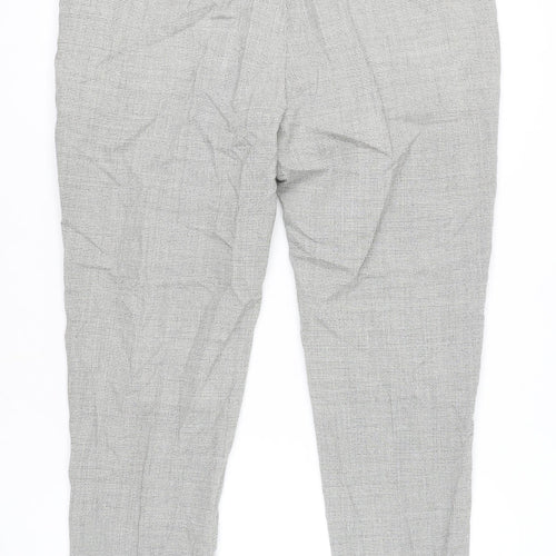 Marks and Spencer Men's Grey Wool Formal Trousers