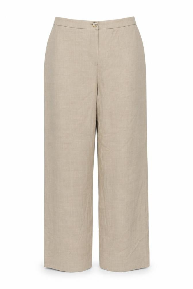 Front view of Viyella Beige Women's Trousers, size 14