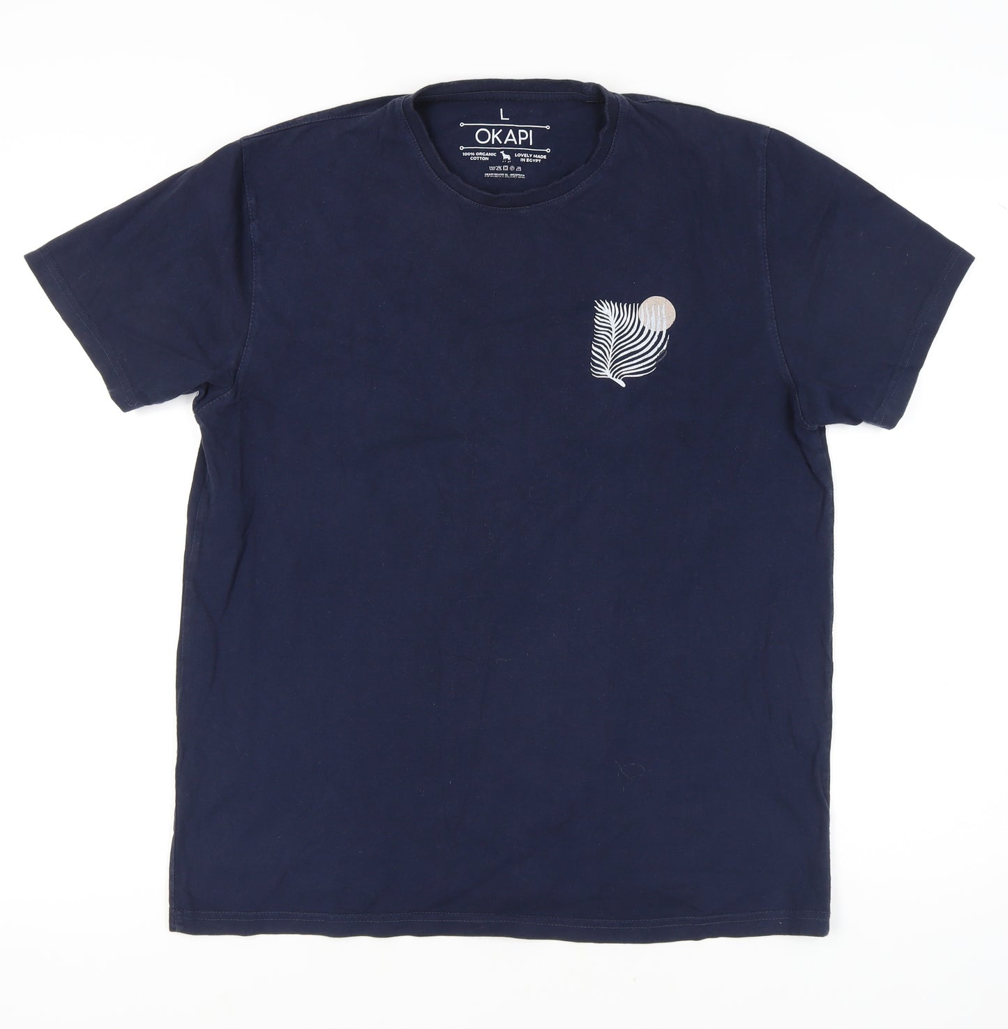 Okapi Men's Blue L Nature Graphic T-Shirt