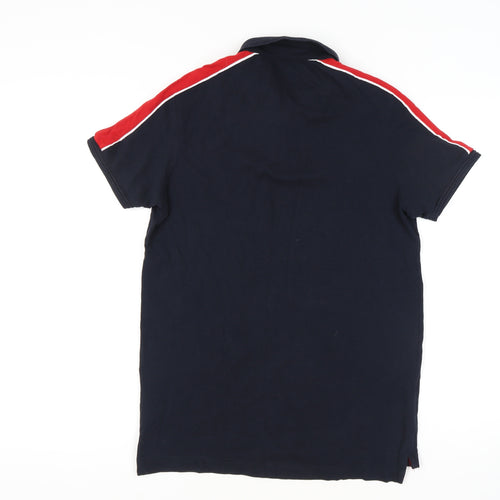 Brave Soul Men's Blue Polo M Short Sleeve Casual