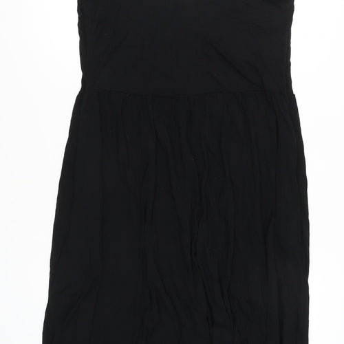 Next Women's Black Strappy Sleeveless Dress, Size 20